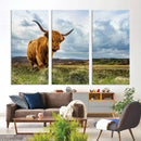 Highland Cattle Wall Art Cow Canvas Print Animal Art by MyGreatCanvas | Canvas Wall Art Prints | Photo Prints & Wall Decor
