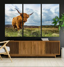 Highland Cattle Wall Art Cow Canvas Print Animal Art by MyGreatCanvas | Canvas Wall Art Prints | Photo Prints & Wall Decor