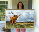 Highland Cattle Wall Art Cow Canvas Print Animal Art by MyGreatCanvas | Canvas Wall Art Prints | Photo Prints & Wall Decor
