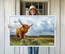 Highland Cattle Wall Art Cow Canvas Print Animal Art by MyGreatCanvas | Canvas Wall Art Prints | Photo Prints & Wall Decor