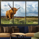 Highland Cattle Wall Art Cow Canvas Print Animal Art by MyGreatCanvas | Canvas Wall Art Prints | Photo Prints & Wall Decor