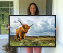 Highland Cattle Wall Art Cow Canvas Print Animal Art by MyGreatCanvas | Canvas Wall Art Prints | Photo Prints & Wall Decor