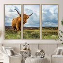 Highland Cattle Wall Art Cow Canvas Print Animal Art by MyGreatCanvas | Canvas Wall Art Prints | Photo Prints & Wall Decor