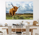 Highland Cattle Wall Art Cow Canvas Print Animal Art by MyGreatCanvas | Canvas Wall Art Prints | Photo Prints & Wall Decor