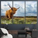 Highland Cattle Wall Art Cow Canvas Print Animal Art by MyGreatCanvas | Canvas Wall Art Prints | Photo Prints & Wall Decor