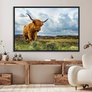 Highland Cattle Wall Art Cow Canvas Print Animal Art by MyGreatCanvas | Canvas Wall Art Prints | Photo Prints & Wall Decor