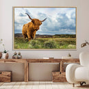 Highland Cattle Wall Art Cow Canvas Print Animal Art by MyGreatCanvas | Canvas Wall Art Prints | Photo Prints & Wall Decor