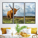 Highland Cattle Wall Art Cow Canvas Print Animal Art by MyGreatCanvas | Canvas Wall Art Prints | Photo Prints & Wall Decor
