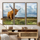 Highland Cattle Wall Art Cow Canvas Print Animal Art by MyGreatCanvas | Canvas Wall Art Prints | Photo Prints & Wall Decor