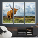 Highland Cattle Wall Art Cow Canvas Print Animal Art by MyGreatCanvas | Canvas Wall Art Prints | Photo Prints & Wall Decor