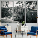 Highland Cow Wall Art Canvas Print Scottish Cattle Canvas by MyGreatCanvas | Canvas Wall Art Prints | Photo Prints & Wall Decor