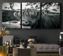 Highland Cow Wall Art Canvas Print Scottish Cattle Canvas by MyGreatCanvas | Canvas Wall Art Prints | Photo Prints & Wall Decor