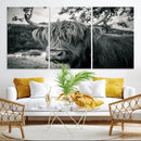 Highland Cow Wall Art Canvas Print Scottish Cattle Canvas by MyGreatCanvas | Canvas Wall Art Prints | Photo Prints & Wall Decor