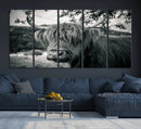 Highland Cow Wall Art Canvas Print Scottish Cattle Canvas by MyGreatCanvas | Canvas Wall Art Prints | Photo Prints & Wall Decor