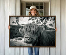 Highland Cow Wall Art Canvas Print Scottish Cattle Canvas by MyGreatCanvas | Canvas Wall Art Prints | Photo Prints & Wall Decor