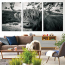 Highland Cow Wall Art Canvas Print Scottish Cattle Canvas by MyGreatCanvas | Canvas Wall Art Prints | Photo Prints & Wall Decor