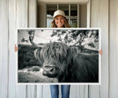 Highland Cow Wall Art Canvas Print Scottish Cattle Canvas by MyGreatCanvas | Canvas Wall Art Prints | Photo Prints & Wall Decor