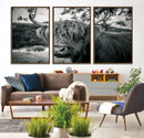 Highland Cow Wall Art Canvas Print Scottish Cattle Canvas by MyGreatCanvas | Canvas Wall Art Prints | Photo Prints & Wall Decor