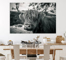 Highland Cow Wall Art Canvas Print Scottish Cattle Canvas by MyGreatCanvas | Canvas Wall Art Prints | Photo Prints & Wall Decor