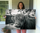 Highland Cow Wall Art Canvas Print Scottish Cattle Canvas by MyGreatCanvas | Canvas Wall Art Prints | Photo Prints & Wall Decor