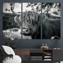 Highland Cow Wall Art Canvas Print Scottish Cattle Canvas by MyGreatCanvas | Canvas Wall Art Prints | Photo Prints & Wall Decor
