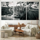 Highland Cow Wall Art Canvas Print Scottish Cattle Canvas by MyGreatCanvas | Canvas Wall Art Prints | Photo Prints & Wall Decor