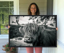 Highland Cow Wall Art Canvas Print Scottish Cattle Canvas by MyGreatCanvas | Canvas Wall Art Prints | Photo Prints & Wall Decor