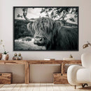 Highland Cow Wall Art Canvas Print Scottish Cattle Canvas by MyGreatCanvas | Canvas Wall Art Prints | Photo Prints & Wall Decor