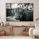 Highland Cow Wall Art Canvas Print Scottish Cattle Canvas by MyGreatCanvas | Canvas Wall Art Prints | Photo Prints & Wall Decor