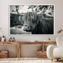 Highland Cow Wall Art Canvas Print Scottish Cattle Canvas by MyGreatCanvas | Canvas Wall Art Prints | Photo Prints & Wall Decor