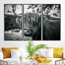 Highland Cow Wall Art Canvas Print Scottish Cattle Canvas by MyGreatCanvas | Canvas Wall Art Prints | Photo Prints & Wall Decor