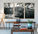 Highland Cow Wall Art Canvas Print Scottish Cattle Canvas by MyGreatCanvas | Canvas Wall Art Prints | Photo Prints & Wall Decor