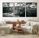 Highland Cow Wall Art Canvas Print Scottish Cattle Canvas by MyGreatCanvas | Canvas Wall Art Prints | Photo Prints & Wall Decor