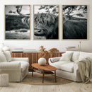 Highland Cow Wall Art Canvas Print Scottish Cattle Canvas by MyGreatCanvas | Canvas Wall Art Prints | Photo Prints & Wall Decor