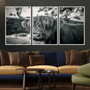 Highland Cow Wall Art Canvas Print Scottish Cattle Canvas by MyGreatCanvas | Canvas Wall Art Prints | Photo Prints & Wall Decor