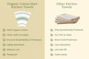 Striped Kitchen Towels by Organic Cotton Mart