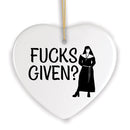 Hilarious Fcks Given Irreverent Nun Ornament, Badass and Cheeky Gift Store Gem