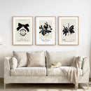 Vintage Rustic Christmas 3 Piece Wall Art Set by Wall Art Set