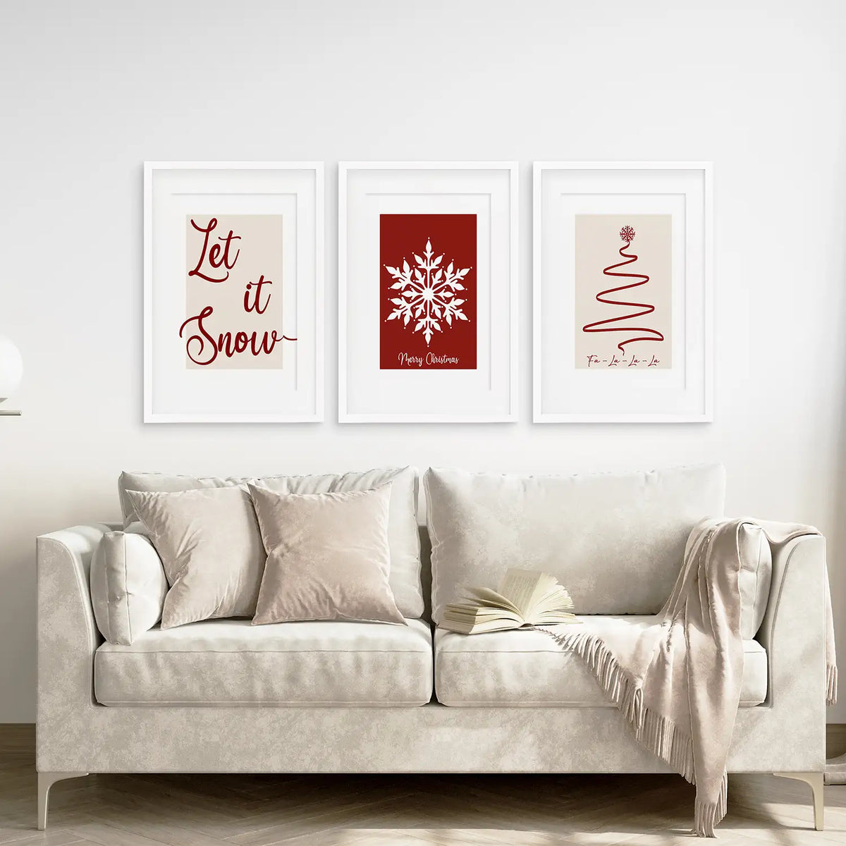 Merry Christmas Minimalist Holiday Decor Poster, photo 3 of 9
