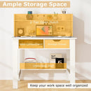 Home Office Computer Desk with Storage Shelves and Drawer Ideal for Working and Studying by LJGDeals
