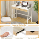 Wooden Computer Desk with Drawer for Home Office by LJGDeals