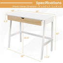Wooden Computer Desk with Drawer for Home Office by LJGDeals