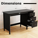 3-Drawer Home Office Study Computer Desk with Spacious Desktop by DirectDeals