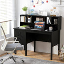 48 Inch Computer Desk with Drawers Power Outlets by LJGDeals