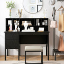 48 Inch Computer Desk with Drawers Power Outlets by LJGDeals