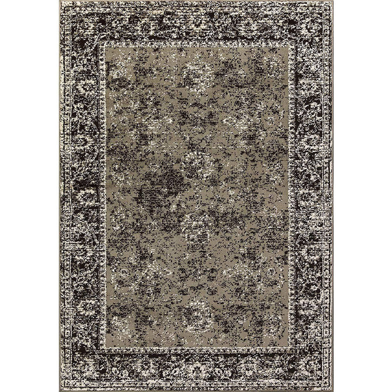 Homeward Collection Non-Skid Area Rug | 5X7 Ft. | Dark Beige