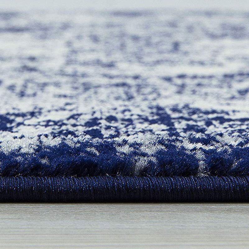 Homeward Collection Non-Skid Area Rug | 5X7 Ft. | Navy