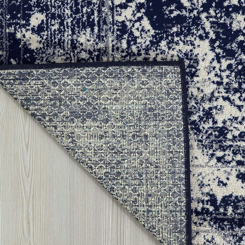 Homeward Collection Non-Skid Area Rug | 5X7 Ft. | Navy