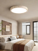 Horizon Travertine Disc Ceiling Light