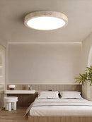 Horizon Travertine Disc Ceiling Light